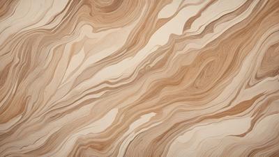 The primary subject of the image is a wooden surface with a unique and intricate pattern. The setting is a room with a wooden floor, and the visual style appears to be a combination of a photo and a drawing. The colors and mood of the image are warm and earthy, with a focus on the natural texture and patterns of the wooden surface.