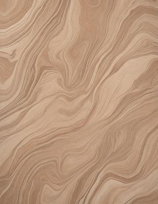 The image features a wooden surface with a unique and intricate pattern. The primary subject is the wooden material, which appears to be a wood grain or a textured surface. The setting is a close-up view of the wooden material, showcasing its distinctive pattern. The visual style is a natural, textured appearance, which adds to the overall atmosphere of the image. The colors and mood of the image are warm and earthy, with the wooden material being the main focus.