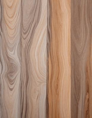 The primary subject of the image is a wooden surface with a unique and intricate pattern. The setting is a wall, and the visual style appears to be a close-up of the wooden surface. The colors and mood of the image are predominantly brown and natural, giving it a warm and earthy feel.