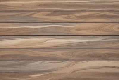 The primary subject of the image is a wooden wall with a unique and intricate pattern. The setting is a room with a wooden floor, and the visual style appears to be a close-up of the wooden wall. The colors and mood of the image are warm and natural, with the wooden wall being the main focus.