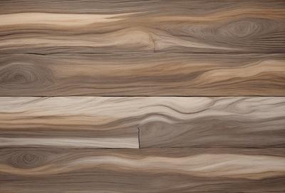 The primary subject of the image is a wooden surface, possibly a table or a wall, with a unique and intricate pattern. The setting is a room with a wooden floor, and the visual style appears to be a combination of a photo and a drawing. The colors and mood of the image are warm and natural, with the wooden surface being the main focus.