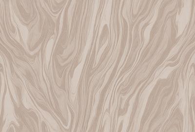 The primary subject of the image is a wooden surface with a unique and intricate pattern. The setting is a room with a wooden floor, and the visual style appears to be a combination of a photo and a digital art or illustration. The colors and mood of the image are predominantly brown and earthy tones, creating a warm and natural atmosphere.