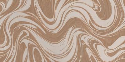 The primary subject of the image is a patterned wallpaper with a brown and white color scheme. The setting is a room with a wooden floor, and the visual style appears to be a combination of a photo and a digital art or illustration. The colors and mood of the image are warm and inviting, creating a cozy atmosphere.