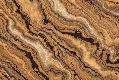 The primary subject of the image is a close-up of a marble stone with a unique and intricate pattern. The setting is a natural environment, with the stone being the main focus of the image. The visual style is a close-up of the marble stone, showcasing its texture and pattern. The colors and mood of the image are predominantly earthy tones, giving it a natural and organic feel.