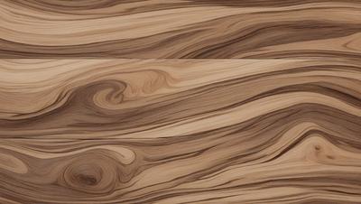 The primary subject of the image is a wooden surface with a swirling pattern. The setting is a wooden floor, and the visual style is a close-up of the wooden surface. The colors and mood of the image are predominantly brown and natural, giving it a warm and earthy atmosphere.