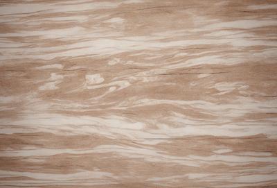 The primary subject of the image is a wooden surface with a unique, textured pattern. The setting is a room with a wooden floor, and the visual style appears to be a combination of a photo and a drawing. The colors and mood of the image are warm and inviting, with the wooden surface being the main focus.