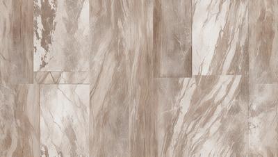 The image features a marble tile floor with a patterned design. The floor is made of marble tiles, and the pattern is visible in the design. The overall atmosphere of the image is elegant and sophisticated, with the marble tiles adding a touch of luxury and refinement to the space.