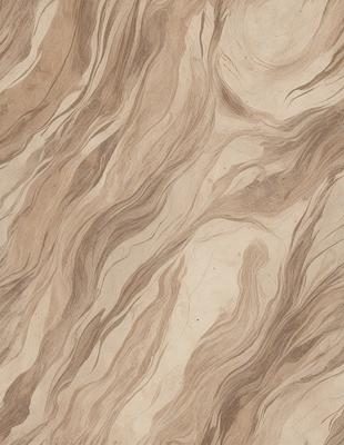 The primary subject of the image is a wooden surface with a unique and intricate pattern. The setting is a close-up view of the wooden surface, showcasing the detailed design. The visual style is a combination of a photo and a drawing, creating a realistic yet artistic representation of the wooden surface. The colors and mood of the image are warm and earthy, with the wooden surface being the main focus of the image.