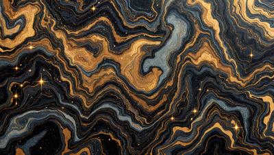 The primary subject of the image is a close-up of a marbled surface, possibly a piece of wood or a stone. The setting is a dark background, which contrasts with the marbled surface. The visual style appears to be a close-up of a textured surface, possibly a piece of wood or a stone. The colors and mood of the image are dark and moody, with the marbled surface being the main focus.