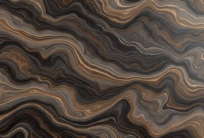 The primary subject of the image is a wooden surface with a unique and intricate pattern. The setting is a close-up view of the wooden surface, showcasing the detailed design. The visual style is a close-up of the wooden surface, which gives a sense of depth and texture. The colors and mood of the image are predominantly brown and earthy tones, creating a warm and natural atmosphere.