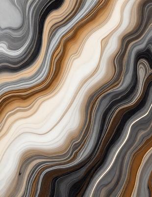 The primary subject of the image is a close-up of a rock formation, showcasing its intricate and textured patterns. The setting is a natural environment, with the rock formation being the main focus of the scene. The visual style of the image is a combination of photo and digital art, as it captures the rock's unique texture and patterns. The dominant colors in the image are shades of brown and black, which contribute to the overall mood of the scene, evoking a sense of natural beauty and complexity.