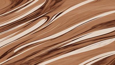 The primary subject of the image is a wooden surface with a pattern of swirls and stripes. The setting is a wooden floor, and the visual style is a close-up of the wooden surface. The colors and mood of the image are predominantly brown and earthy, giving it a natural and warm atmosphere.