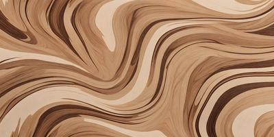 The primary subject of the image is a wooden surface with a swirling pattern. The setting is a wooden floor, and the visual style is a close-up of the wooden surface. The colors and mood of the image are predominantly brown, giving it a warm and natural atmosphere.
