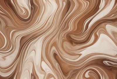 The primary subject of the image is a wooden surface with a unique and intricate pattern. The setting is a close-up of the wooden surface, showcasing the detailed design. The visual style is a combination of a photo and a digital art, as the image appears to be a close-up of a wooden surface with a digital art-like pattern. The colors and mood of the image are warm and earthy, with the wooden surface being the dominant color.