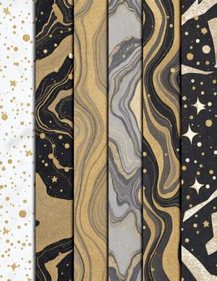 The image features a row of five different colored marble-like tiles, each with a unique pattern. The tiles are arranged in a horizontal line, showcasing their distinct designs. The colors of the tiles include black, gold, gray, and brown, creating a visually appealing and diverse display. The overall atmosphere of the image is elegant and sophisticated, with the marble-like tiles serving as a decorative element.