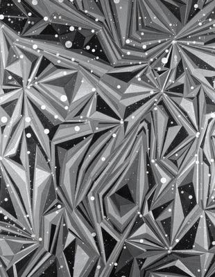 The primary subject of the image is a pattern of geometric shapes, which are likely diamonds or triangles. The setting is a black and white background, which adds a sense of depth and contrast to the pattern. The visual style appears to be a combination of digital art and illustration, as the shapes are intricately detailed and the overall composition is well-executed. The dominant colors are black and white, which create a classic and timeless atmosphere.