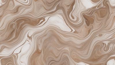 The image features a marble-like pattern with a mix of brown and white colors. The pattern is intricate and visually appealing, creating a unique and elegant appearance. The setting appears to be a wall or a countertop, with the pattern covering a significant portion of the surface. The visual style of the image suggests that it could be a photo or a digital art piece, showcasing the beauty of the marble-like pattern.