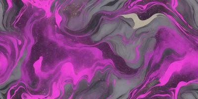 The primary subject of the image is a purple and gray painting of a galaxy. The setting is a purple and gray background, which complements the painting. The visual style is a painting, and the colors and mood are predominantly purple and gray, creating a sense of depth and space.