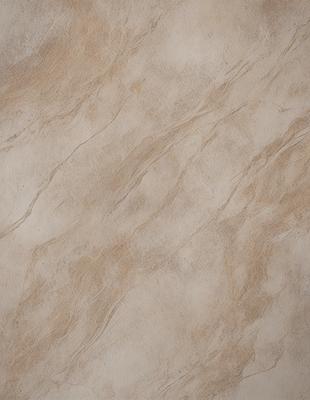 The primary subject of the image is a close-up of a marble tile, showcasing its texture and pattern. The setting is a wall, and the visual style is a photo. The dominant colors are beige and brown, creating a warm and natural atmosphere.