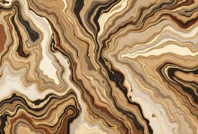 The primary subject of the image is a close-up of a wood grain pattern, showcasing the intricate details and textures of the wood. The setting is a wooden surface, possibly a table or a piece of furniture. The visual style is a close-up of the wood grain, emphasizing the natural patterns and textures. The colors and mood of the image are warm and earthy, with the wood grain providing a natural and organic feel.