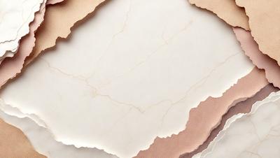 The primary subject of the image is a white marble countertop with a few brown spots. The setting is a room with a white wall, and the visual style is a close-up of the marble countertop. The colors and mood of the image are predominantly white and neutral, with the brown spots adding a touch of warmth to the overall atmosphere.
