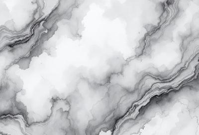 The image is a black and white drawing of a marble-like surface with a cloudy sky. The primary subject is the marble-like surface, which is the main focus of the image. The setting is a cloudy sky, which serves as the backdrop for the drawing. The visual style is a combination of drawing and digital art, creating a unique and artistic representation of the marble-like surface. The colors and mood of the image are predominantly black and white, giving it a classic and timeless feel