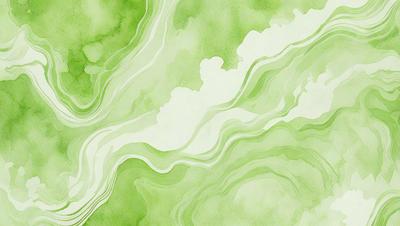The primary subject of the image is a green, swirling, and flowing pattern. The setting is a white background, which contrasts with the green pattern. The visual style is a combination of digital art and illustration, creating a unique and artistic representation. The colors and mood of the image are predominantly green, giving it a calming and soothing atmosphere.