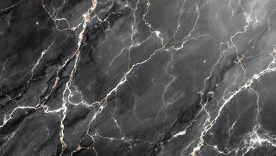 The image features a black and white marble pattern, which gives it a classic and elegant appearance. The marble pattern is the primary subject of the image, and it is set against a black background. The visual style of the image is a close-up of the marble pattern, which highlights the intricate details of the design. The colors and mood of the image are predominantly black and white, creating a timeless and sophisticated atmosphere.