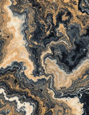 The primary subject of the image is a close-up of a marble stone with a unique and intricate pattern. The setting is a natural environment, with the stone being the main focus of the scene. The visual style is a close-up of the marble, showcasing its texture and details. The colors and mood of the image are predominantly earthy tones, giving it a natural and timeless appearance.