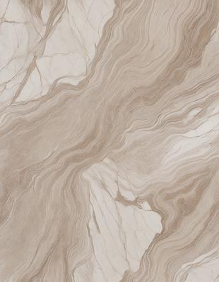 The primary subject of the image is a marble tile with a unique pattern. The setting is a wall, and the visual style is a close-up of the tile. The colors and mood of the image are predominantly neutral, with a focus on the natural beauty of the marble tile.