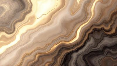 The primary subject of the image is a close-up of a marble surface, showcasing its natural texture and patterns. The setting is a rocky surface, possibly a wall or a countertop, with a natural stone texture. The visual style is a close-up, focusing on the intricate details of the marble. The colors and mood of the image are predominantly earthy tones, giving it a natural and organic feel.