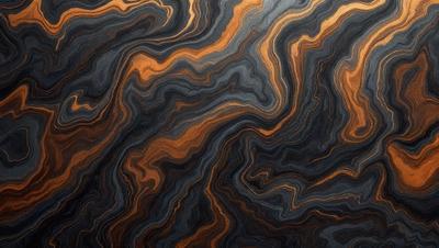 The primary subject of the image is a close-up of a wooden surface with a unique and intricate pattern. The setting is a room with a wooden floor, and the visual style appears to be a combination of a photo and a digital art or illustration. The dominant colors in the image are brown and orange, creating a warm and earthy atmosphere.