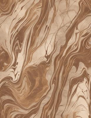 The primary subject of the image is a close-up of a wooden surface, possibly a table or a piece of wood, with a patterned texture. The setting is indoors, and the visual style appears to be a combination of a photo and a drawing. The colors in the image are predominantly brown, giving it a warm and natural atmosphere.