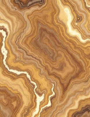 The primary subject of the image is a close-up of a marble-like stone with a unique pattern. The setting is a natural environment, possibly a rock formation or a stone surface. The visual style is a close-up of the stone, showcasing its intricate texture and pattern. The colors and mood of the image are warm and earthy, with the marble-like stone providing a natural and organic feel.