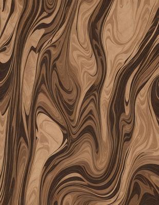 The primary subject of the image is a wooden surface with a unique and intricate pattern. The setting is a close-up view of the wooden surface, showcasing the detailed design. The visual style is a close-up of the wooden surface, which gives a sense of depth and texture. The colors and mood of the image are predominantly brown, creating a warm and natural atmosphere.