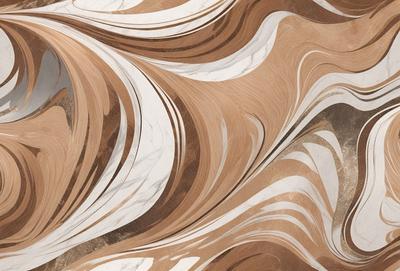The primary subject of the image is a marble-like pattern, which appears to be a marble-like texture or a marble-like design. The setting is a marble-like surface, which could be a marble-like wall or a marble-like floor. The visual style of the image is a close-up of the marble-like pattern, showcasing its intricate details. The colors and mood of the image are predominantly brown and earthy tones, giving it a natural and