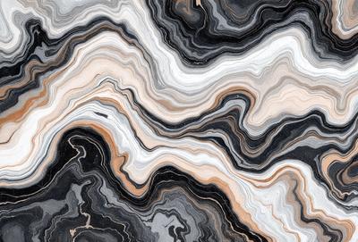 The primary subject of the image is a marble-like pattern, which is the main object, scene, or focus of the image. The setting or background features a black and white marble-like pattern, which gives the image a classic and elegant appearance. The visual style of the image is a close-up of the marble-like pattern, showcasing its intricate details. The colors and mood of the image are predominantly black and white, creating a timeless and sophisticated atmosphere.