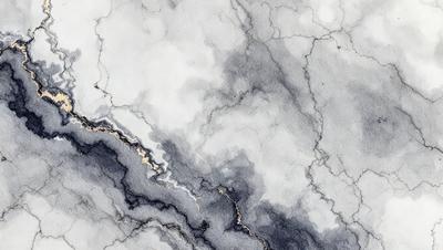 The primary subject of the image is a marble-like surface with a cloudy, blue-gray color. The setting is a cloudy sky, which serves as the backdrop for the marble-like surface. The visual style is a combination of drawing and painting, creating a unique and artistic representation of the marble-like surface. The colors and mood of the image are predominantly blue-gray, giving it a calm and serene atmosphere.