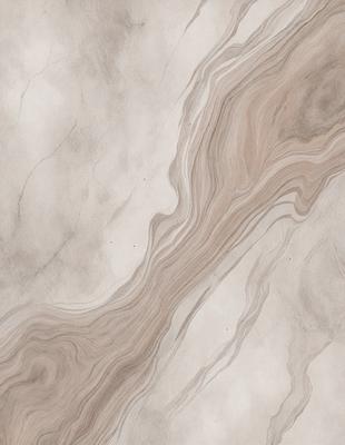 The primary subject of the image is a marble-like surface with a patterned texture. The setting is a white background, which provides a clean and minimalist appearance. The visual style is a combination of photo and digital art, creating a realistic yet artistic representation of the marble surface. The colors and mood of the image are predominantly neutral, with a focus on the intricate pattern and texture of the marble.