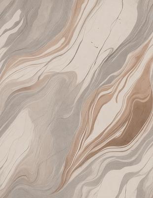 The primary subject of the image is a close-up of a marble-like surface, which appears to be a patterned stone or a textured wall. The setting is a room with a stone-like wall, and the visual style is a close-up of the surface. The colors and mood of the image are predominantly neutral, with a focus on the intricate patterns and textures of the surface.