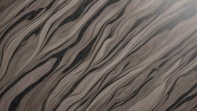 The primary subject of the image is a wooden surface with a unique and intricate pattern. The setting is a close-up of the wooden surface, showcasing the details of the pattern. The visual style is a close-up of the wooden surface, which gives a sense of depth and texture. The colors and mood of the image are predominantly brown and earthy tones, creating a warm and natural atmosphere.