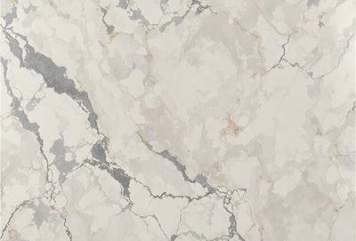 The image features a marble-like surface with a pattern of white and brown spots. The primary subject is the marble-like surface, which serves as the setting and background of the image. The visual style is a close-up of the marble-like surface, showcasing its unique pattern. The colors and mood of the image are predominantly white and brown, giving it a natural and elegant appearance.
