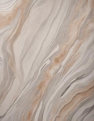 The primary subject of the image is a marble-like patterned wallpaper. The setting is a wall with a patterned surface, which appears to be a marble-like design. The visual style is a close-up of the wallpaper, showcasing the intricate pattern. The colors and mood of the image are predominantly neutral, with a focus on the pattern and texture of the wallpaper.