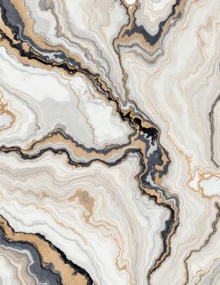The primary subject of the image is a marble-like pattern, which is the main object, scene, or focus of the image. The setting or background features a white and brown marble-like pattern, which gives the image a natural and earthy appearance. The visual style of the image is a close-up of the marble-like pattern, showcasing its intricate details. The colors and mood of the image are predominantly white and brown, creating a sense of warmth and elegance.