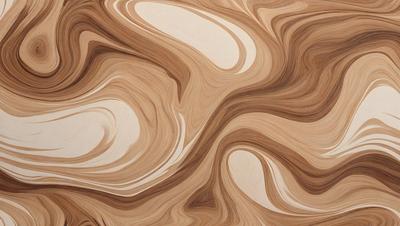 The primary subject of the image is a wooden surface with a unique and intricate pattern. The setting is a close-up view of the wooden surface, showcasing the detailed design. The visual style is a combination of a photo and a digital art, as the wooden surface appears to be a blend of natural and artificial elements. The colors and mood of the image are warm and inviting, with the wooden surface providing a sense of texture and depth.