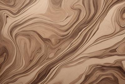 The primary subject of the image is a wooden surface with a unique and intricate pattern. The setting is a close-up view of the wooden surface, showcasing the details of the pattern. The visual style is a close-up of the wooden surface, which gives a sense of depth and texture. The colors and mood of the image are predominantly brown and earthy tones, creating a warm and natural atmosphere.