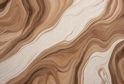 The primary subject of the image is a wooden surface with a unique and intricate pattern. The setting is a close-up view of the wooden surface, showcasing the details of the pattern. The visual style is a close-up of the wooden surface, which gives a sense of depth and texture. The colors and mood of the image are warm and natural, with the wooden surface being the main focus.