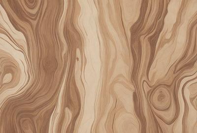The primary subject of the image is a wooden surface with a unique and intricate pattern. The setting is a close-up view of the wooden surface, showcasing the details of the pattern. The visual style is a close-up of the wooden surface, which gives a sense of depth and texture. The colors and mood of the image are predominantly brown and earthy tones, creating a warm and natural atmosphere.