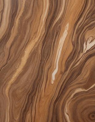The primary subject of the image is a wooden surface with a unique and intricate pattern. The setting is a close-up of the wooden surface, showcasing the details of the pattern. The visual style is a close-up of the wooden surface, which gives a sense of depth and texture. The colors and mood of the image are warm and natural, with the wooden surface being the main focus.