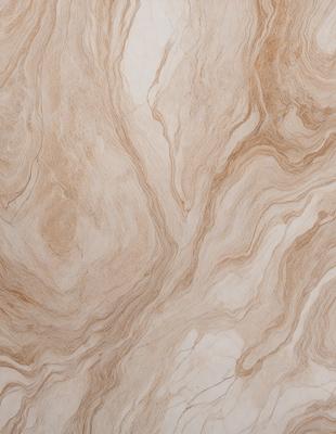 The image features a marble-like surface with a brown and white color scheme. The primary subject is a close-up of the surface, showcasing its intricate and textured design. The setting is a room with a wall adorned with this unique and visually appealing material. The visual style is a close-up of the marble, emphasizing its details and beauty. The colors and mood convey a sense of luxury and sophistication, with the brown and white tones creating a warm and inv